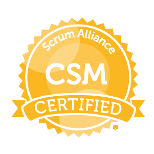 Certified Scrum Master badge
